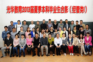 2013年经管类毕业合照